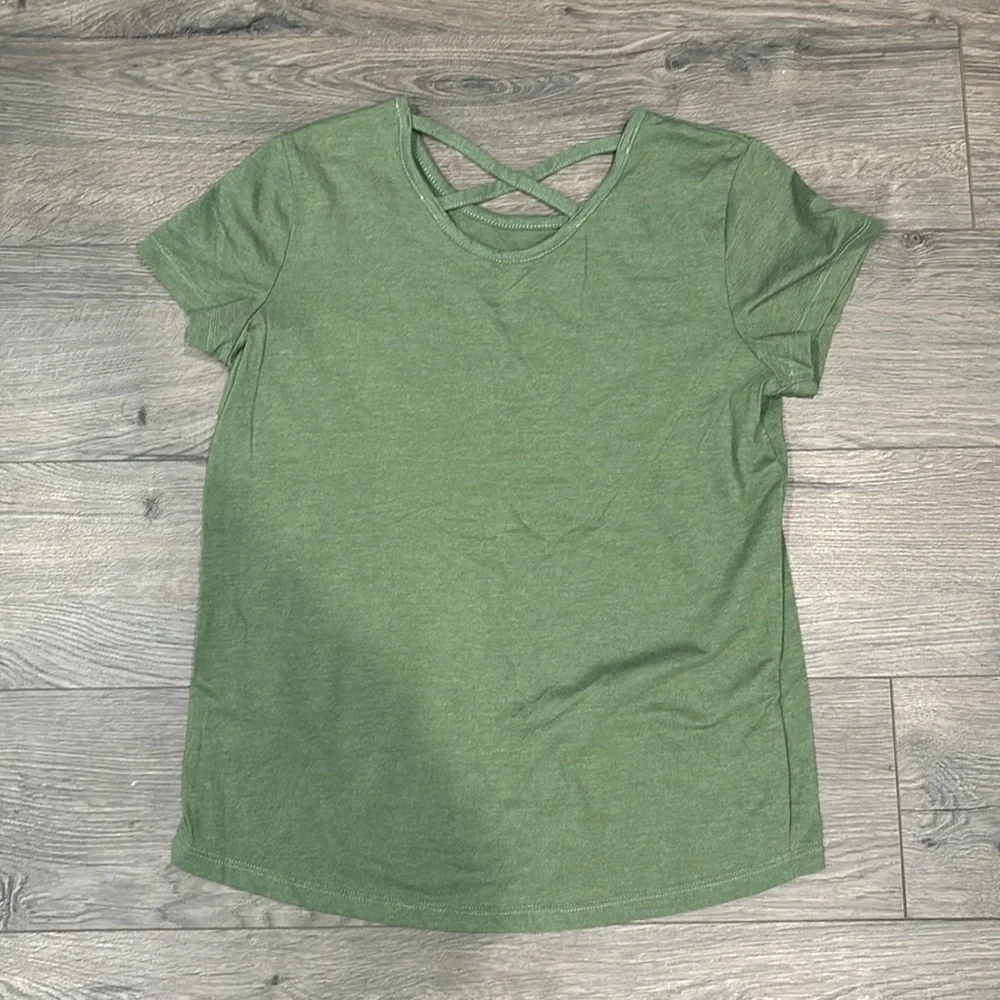 Old Navy Girls Softest Green T-Shirt